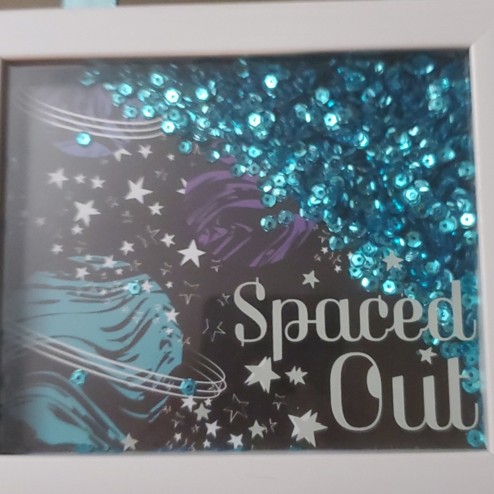 5"×6" fun wall hanging wood and plasticglass